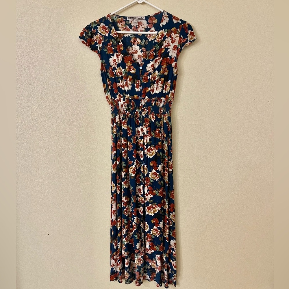 Floral Boho Print Women's Dress